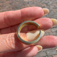 Golden Screw Style Ring