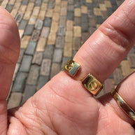 Golden Screw Style Ring