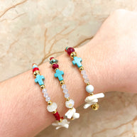 Protection Assorted Charms Elastic Bracelets