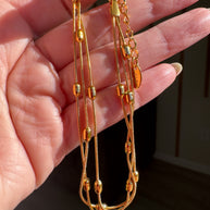 Snake Style Golden Anklet