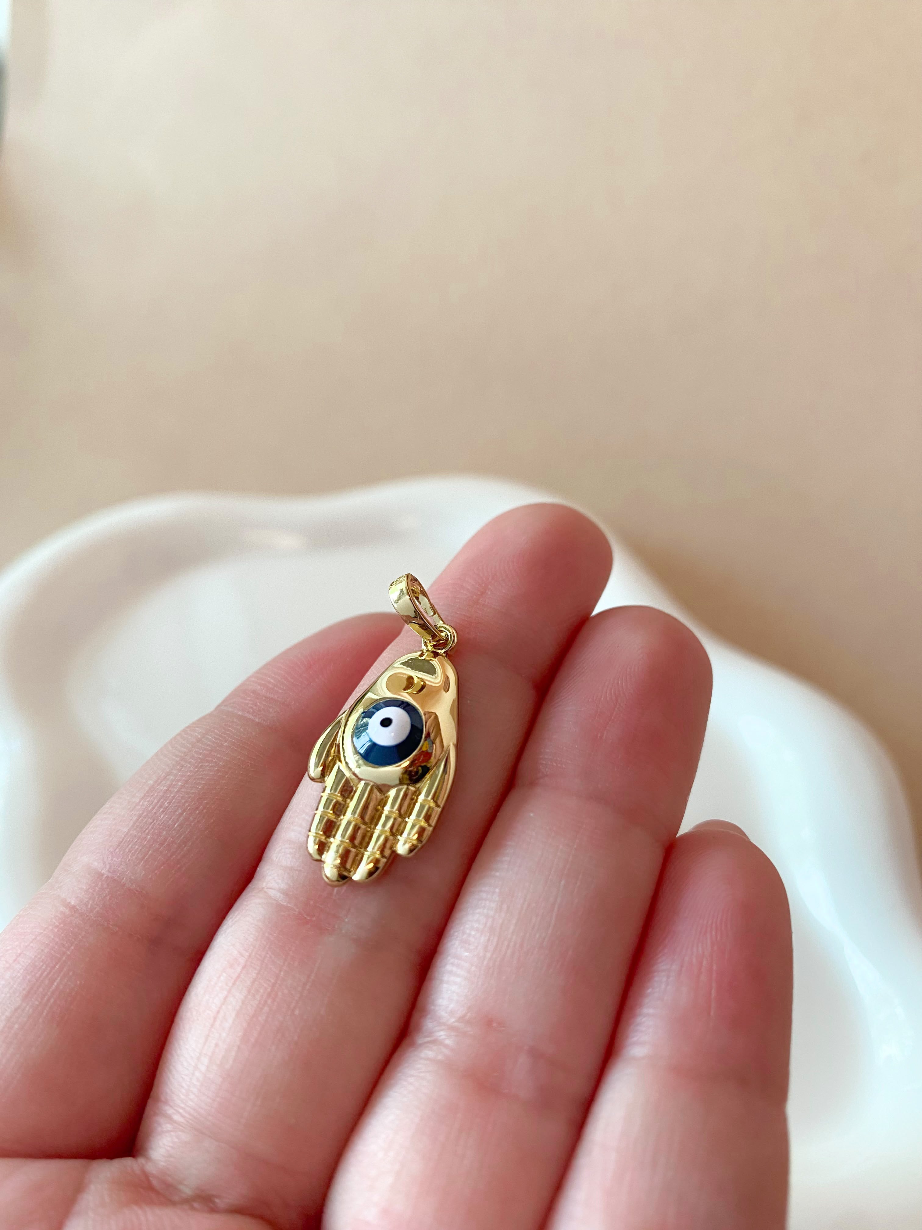 Hamsa Evil Eye Charm