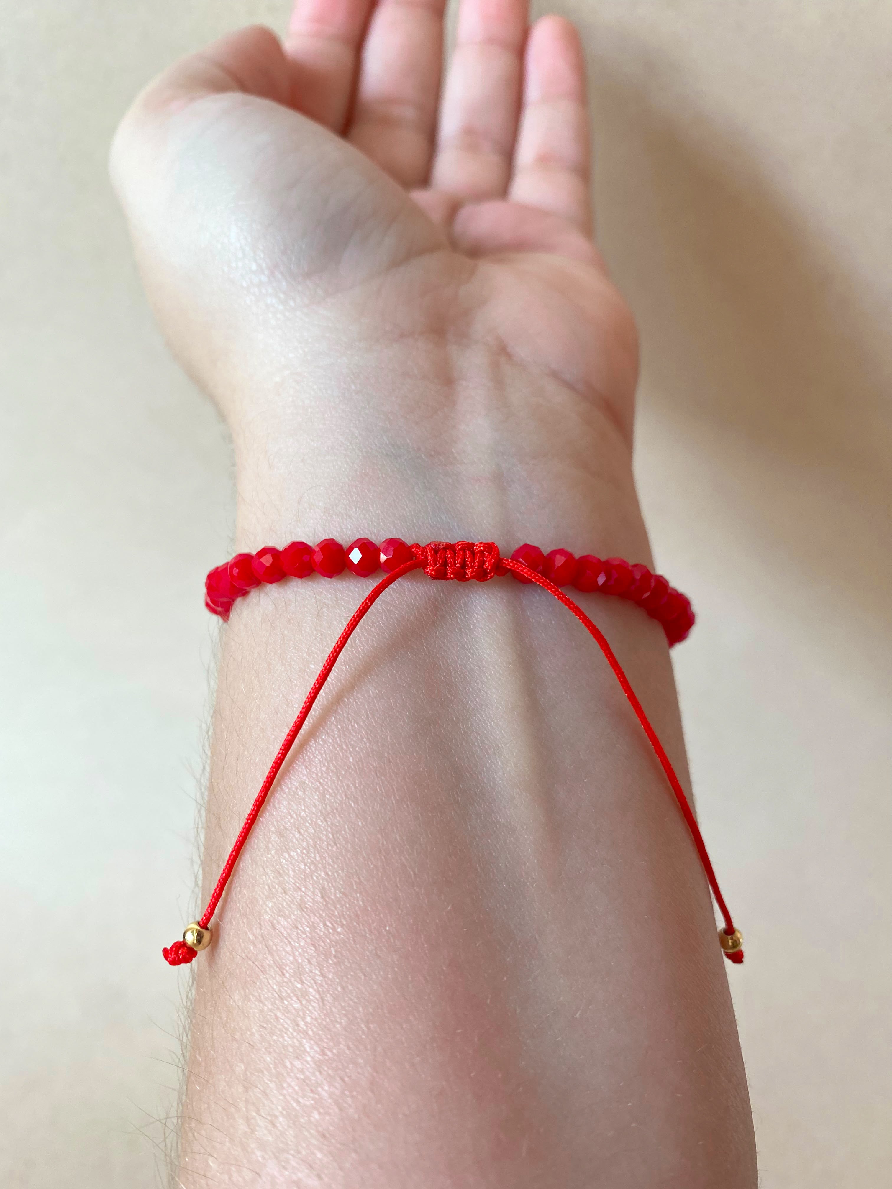 Miracle Red Crystal Adjustable Bracelet