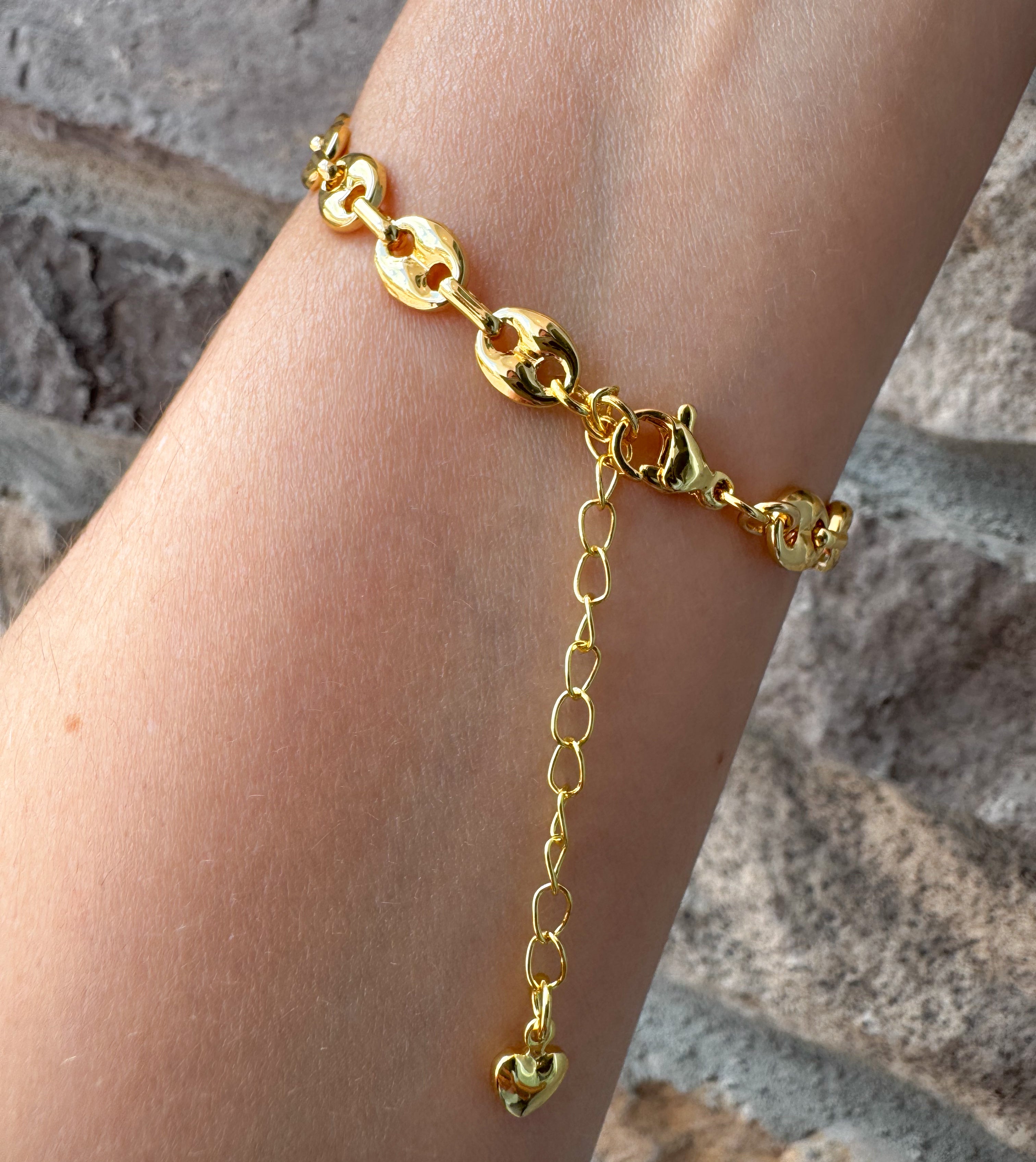 Medium Coffee Grain Bracelet