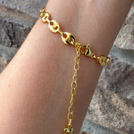 Medium Coffee Grain Bracelet