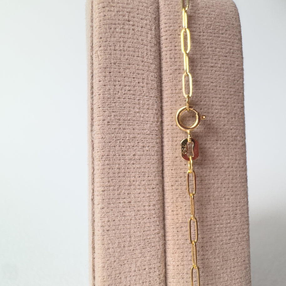 Paperclip 18K Gold Chain