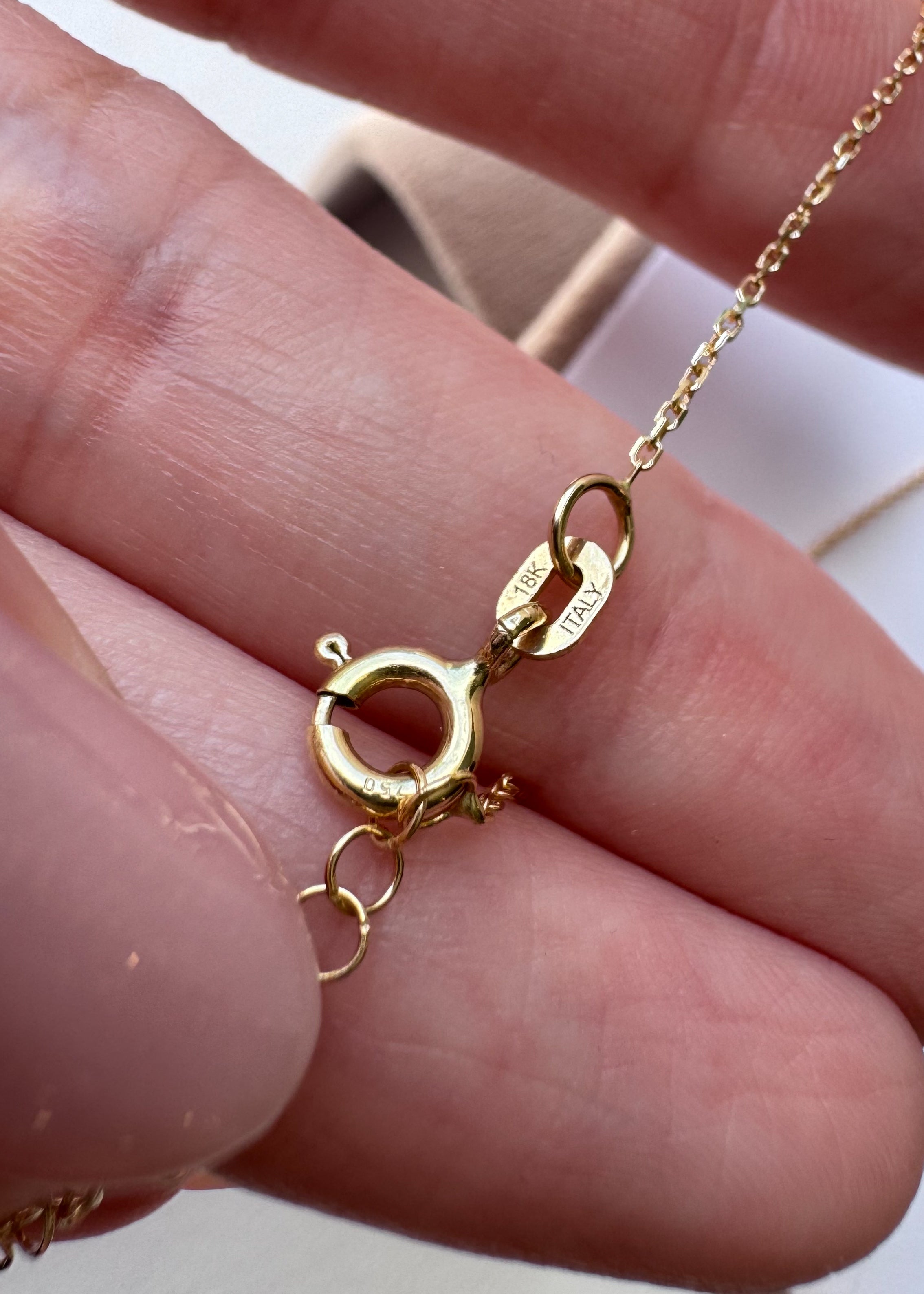 Butterfly Chain 18k Italian Gold Necklace