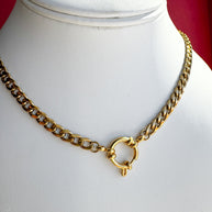 Cadena Corta Eslabones Acero