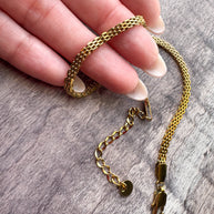 Assorted Golden Steel Anklets