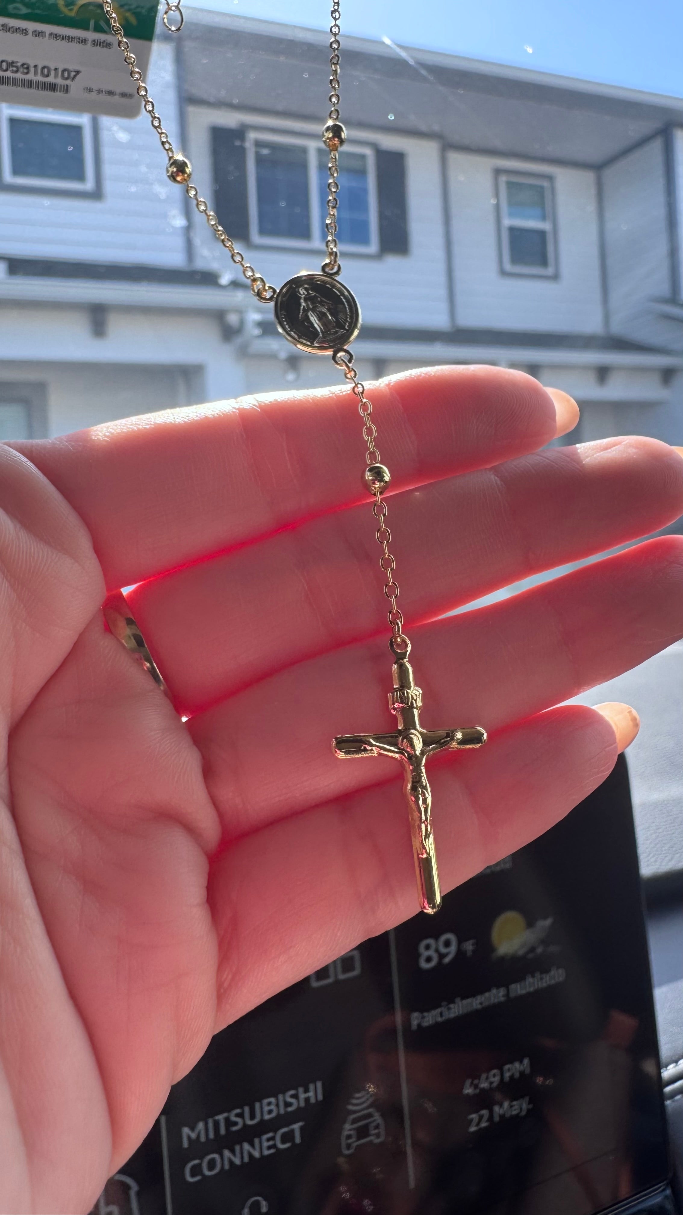 Car Style Rosary Miracle Virgin