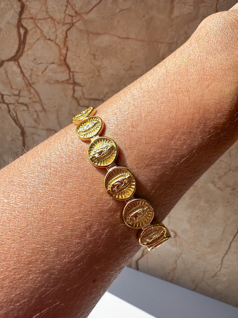 Brazalete Ajustable Virgen de Guadalupe