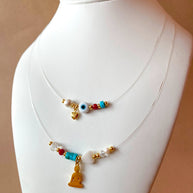 2 Styles of Evil Eye and Buddha Variety of Charms Ghost Necklaces