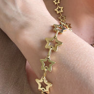 Golden Stars ⭐️ Necklace & Bracelet