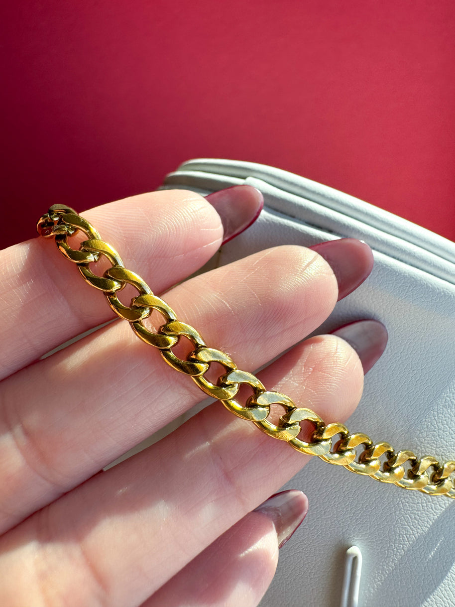 Cadena Corta Eslabones Acero