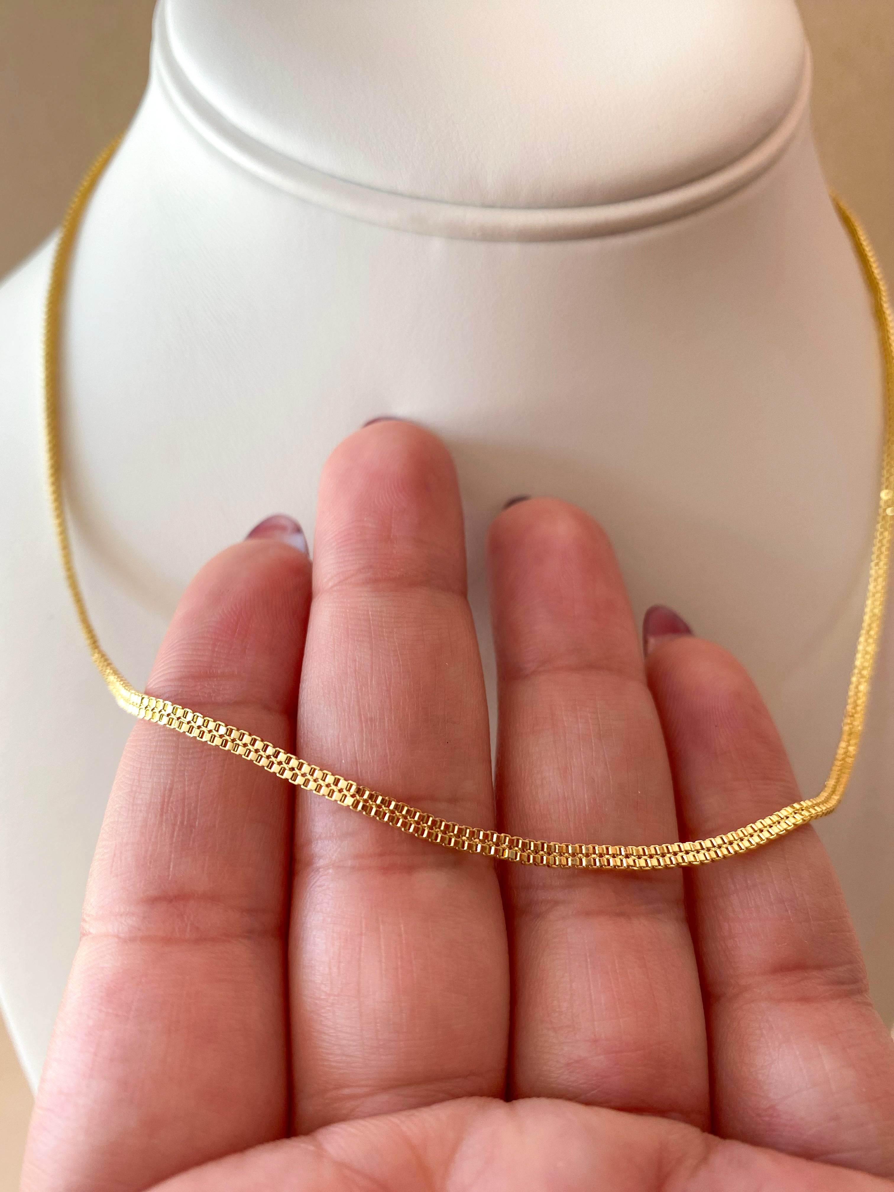 Thin Plain Golden Chain