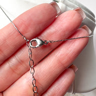 Pearl & Crystal Silver Necklace