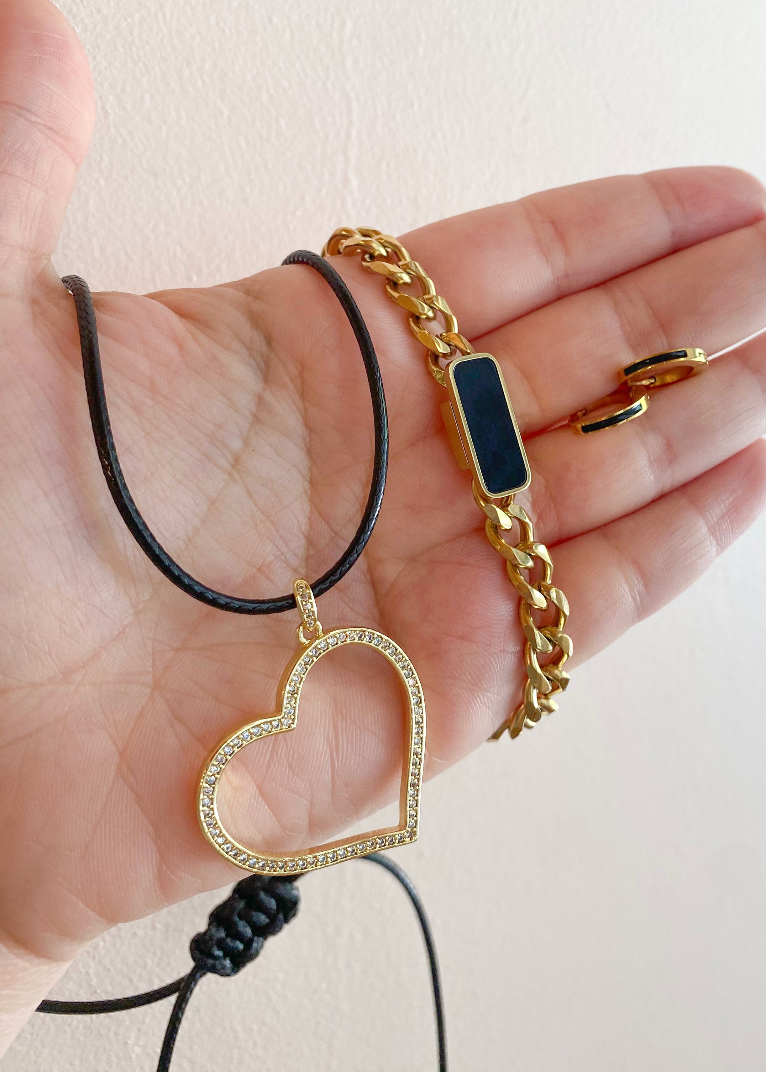 SET #02 | Heart & Steel Black Set