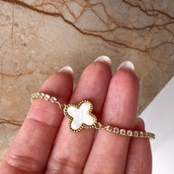 Brazaletes Ajustables Golden Clovers