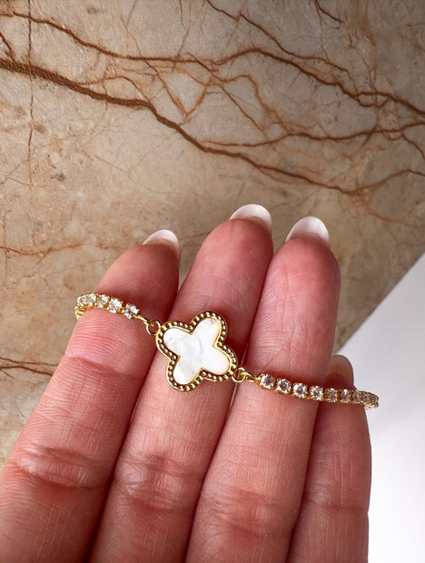 Brazaletes Ajustables Golden Clovers