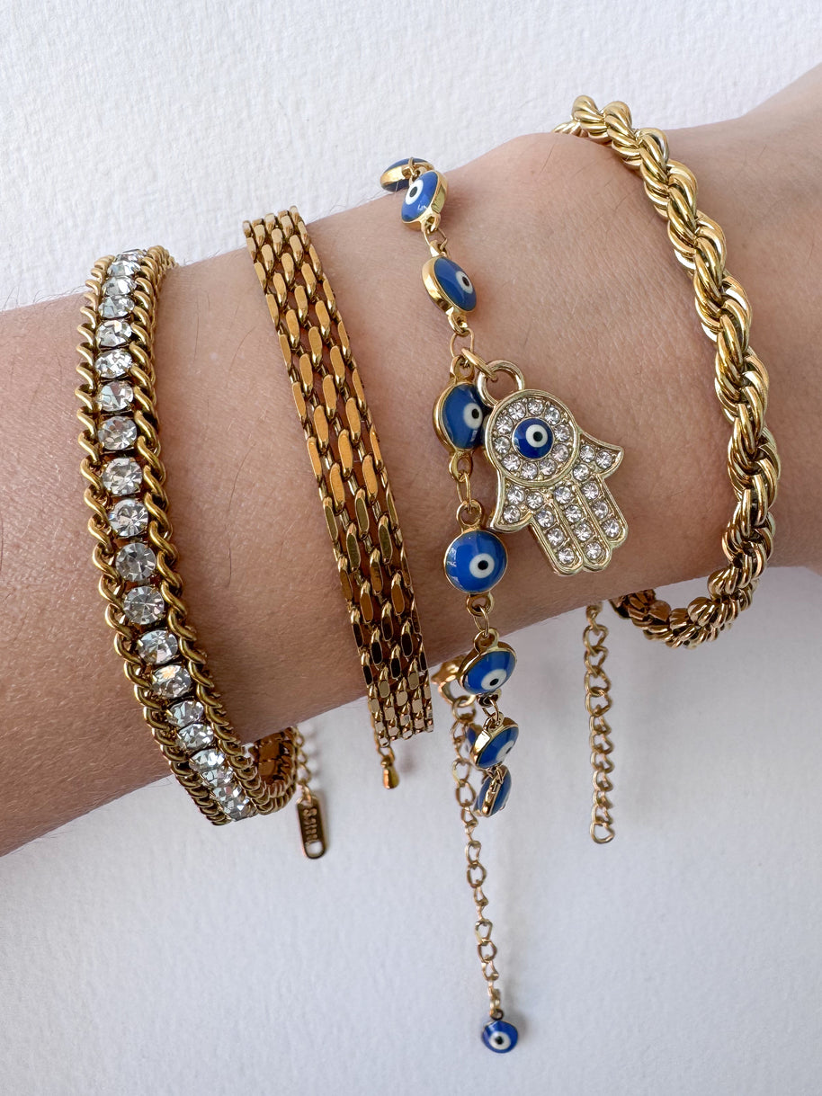 Variety of Steel Thick Style Bracelets