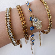 Variety of Steel Thick Style Bracelets