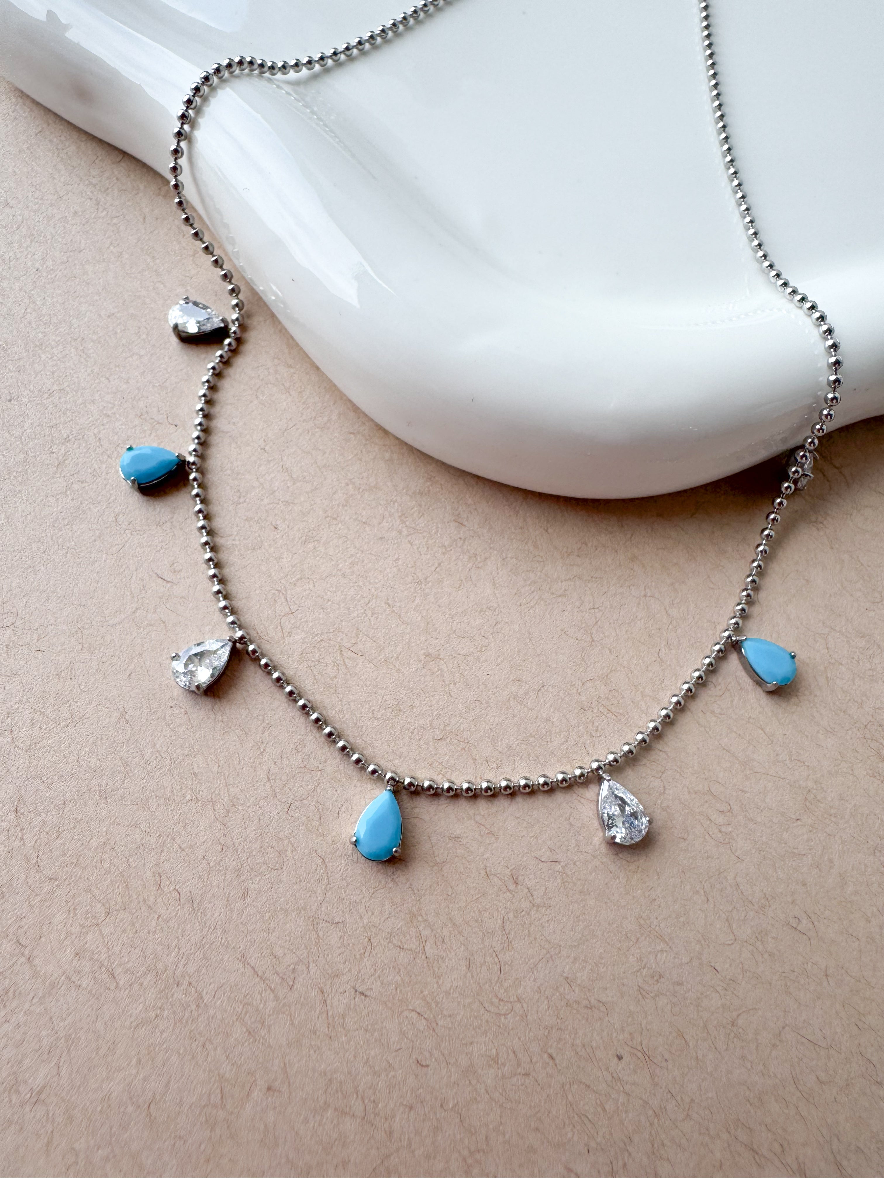 Silver Steel Style Necklace