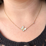 Butterfly 🦋 Mother of Pearl Necklace