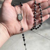 Rosario Largo Caballero Black & Silver