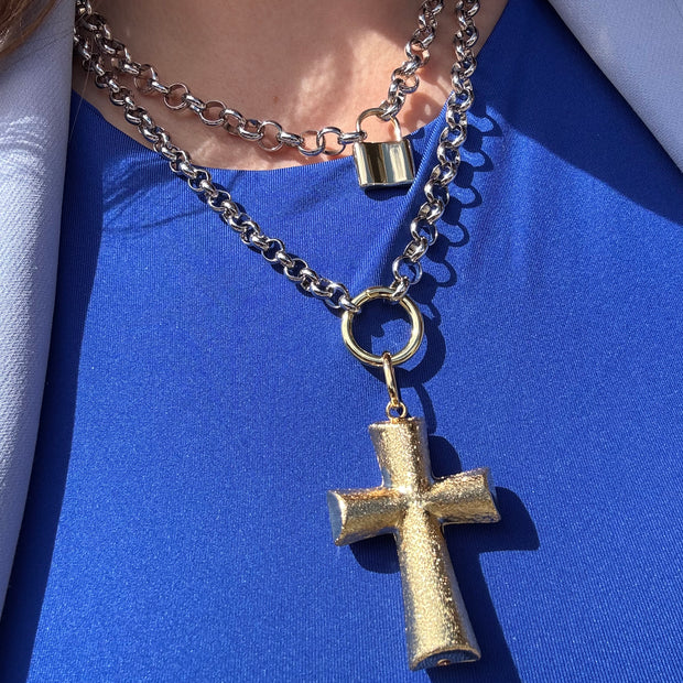 Big 2 Gold Links Necklaces