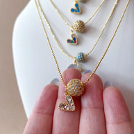 4 Style Hearts and Cross Adjustable Necklaces