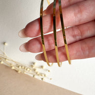Set 3 Golden Thin Bangle