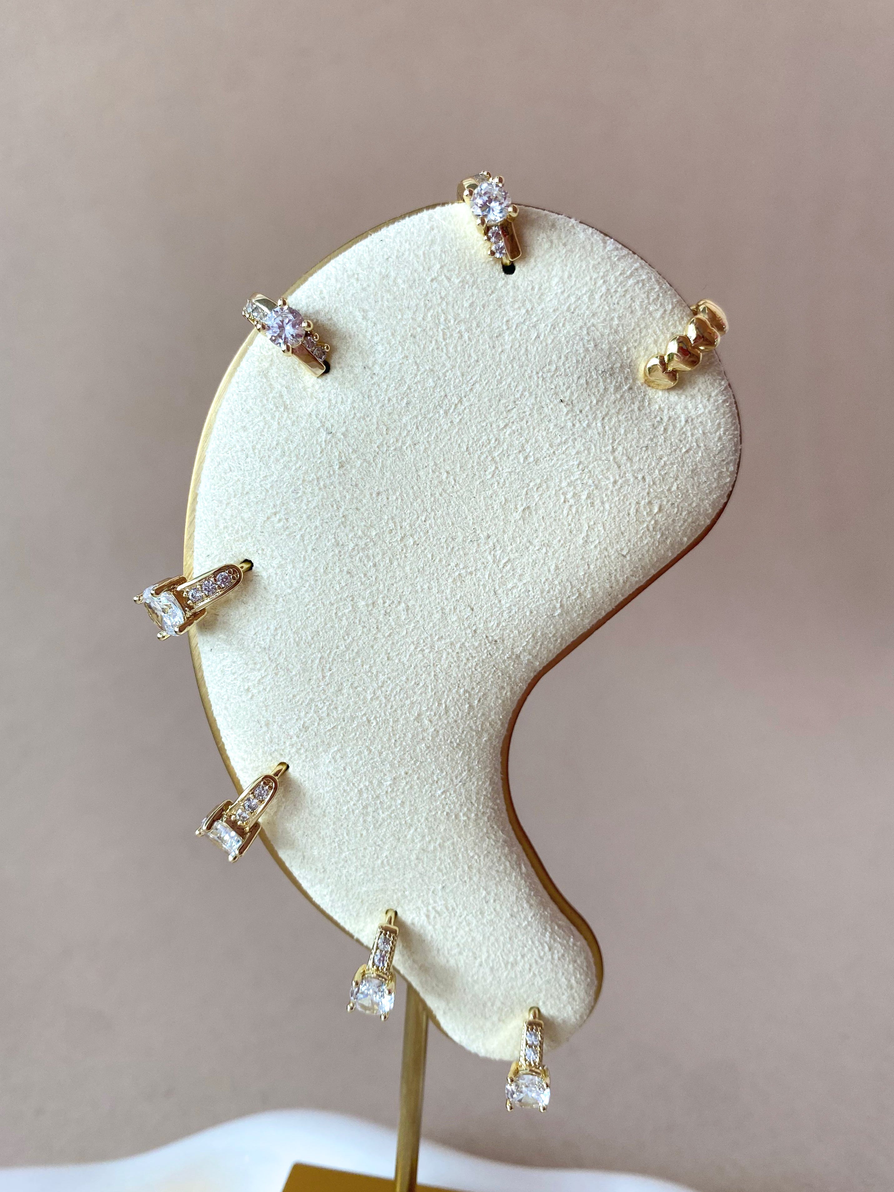 Big, Medium and Little Zircons Hoops