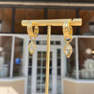 Crystal Hoops