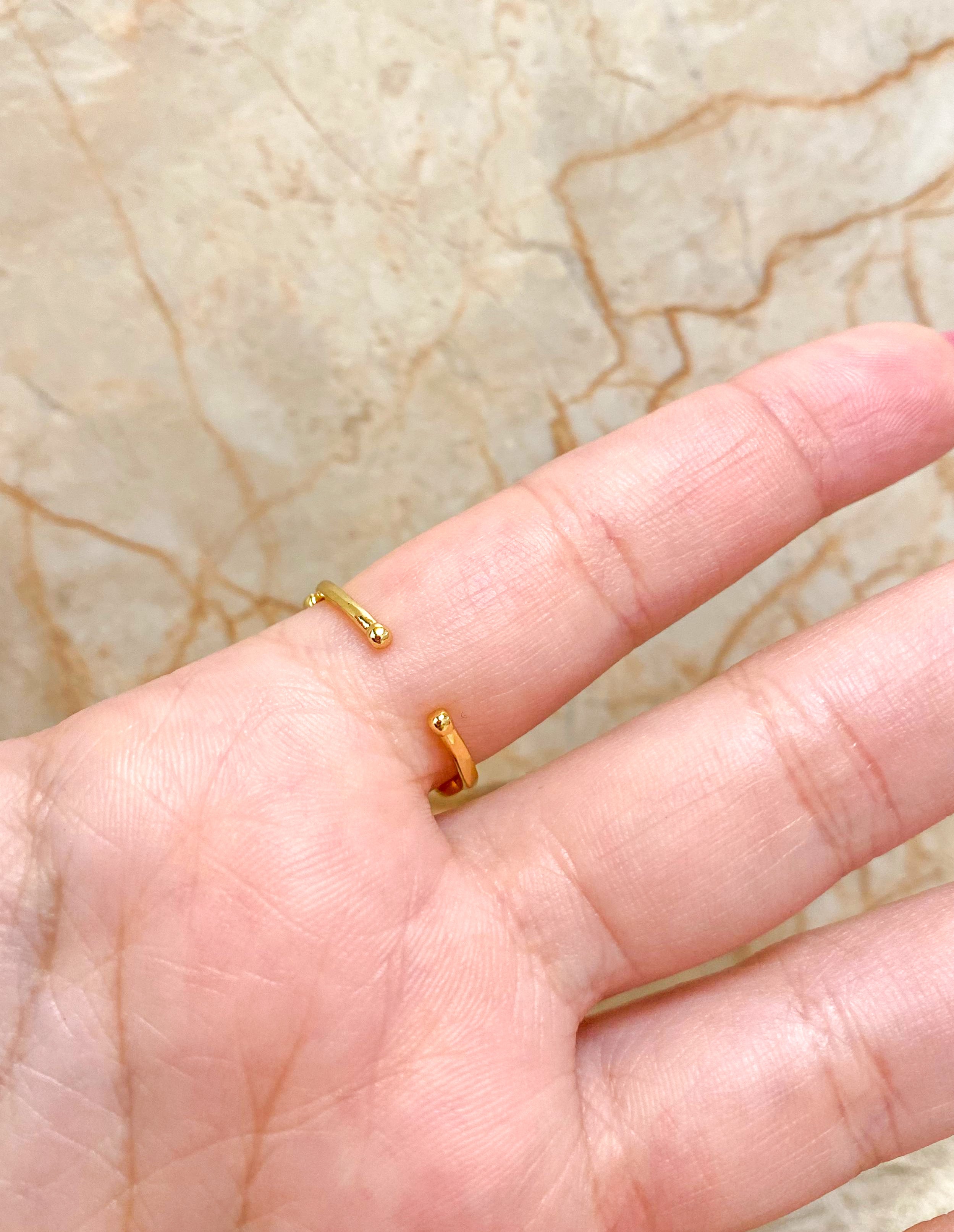 Little Golden Leaves Ring