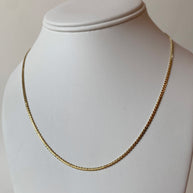 Plain Golden Rigid Style Chain