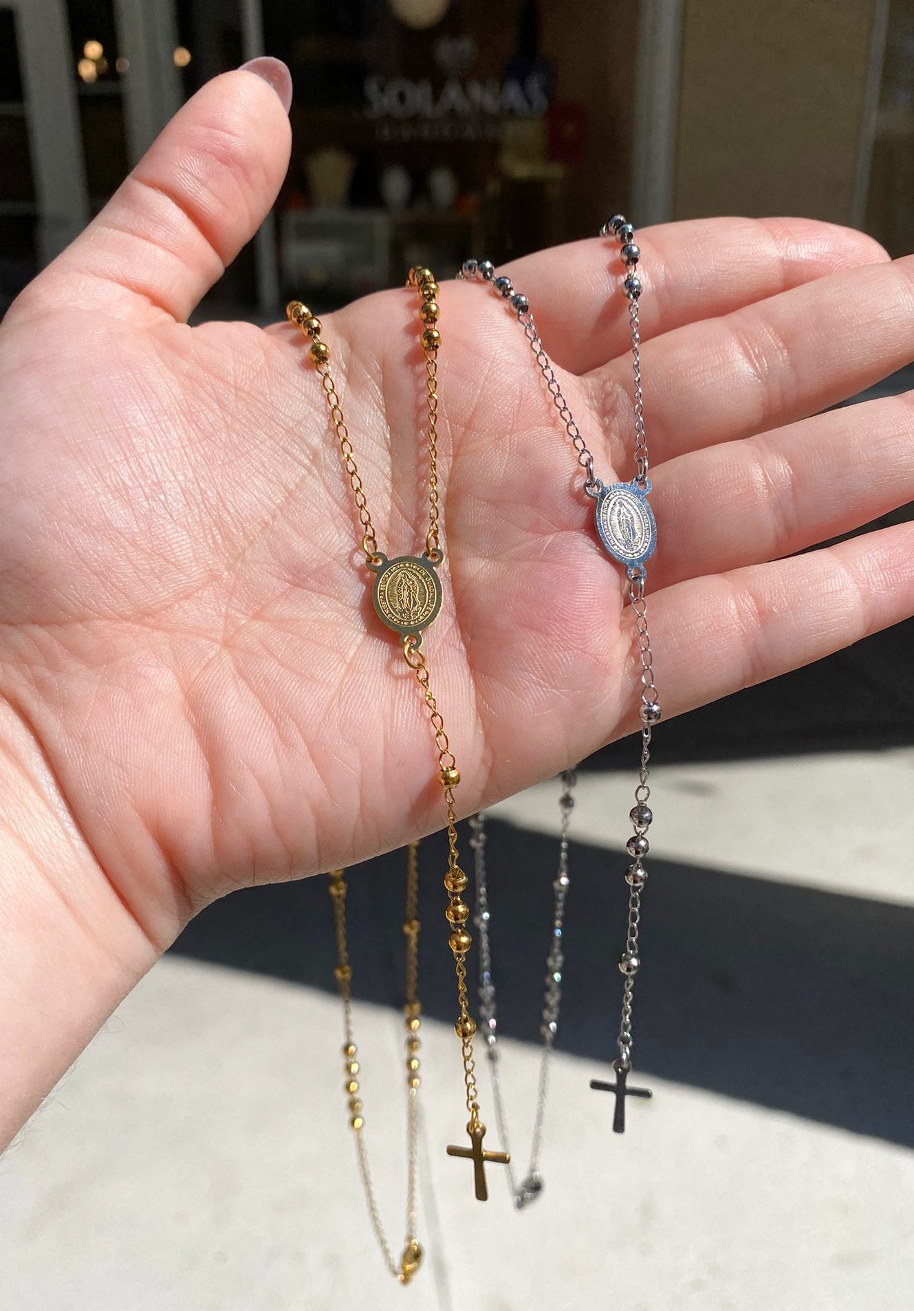 Rosarios Clásicos Acero Virgen de Guadalupe