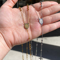 Rosarios Clásicos Acero Virgen de Guadalupe