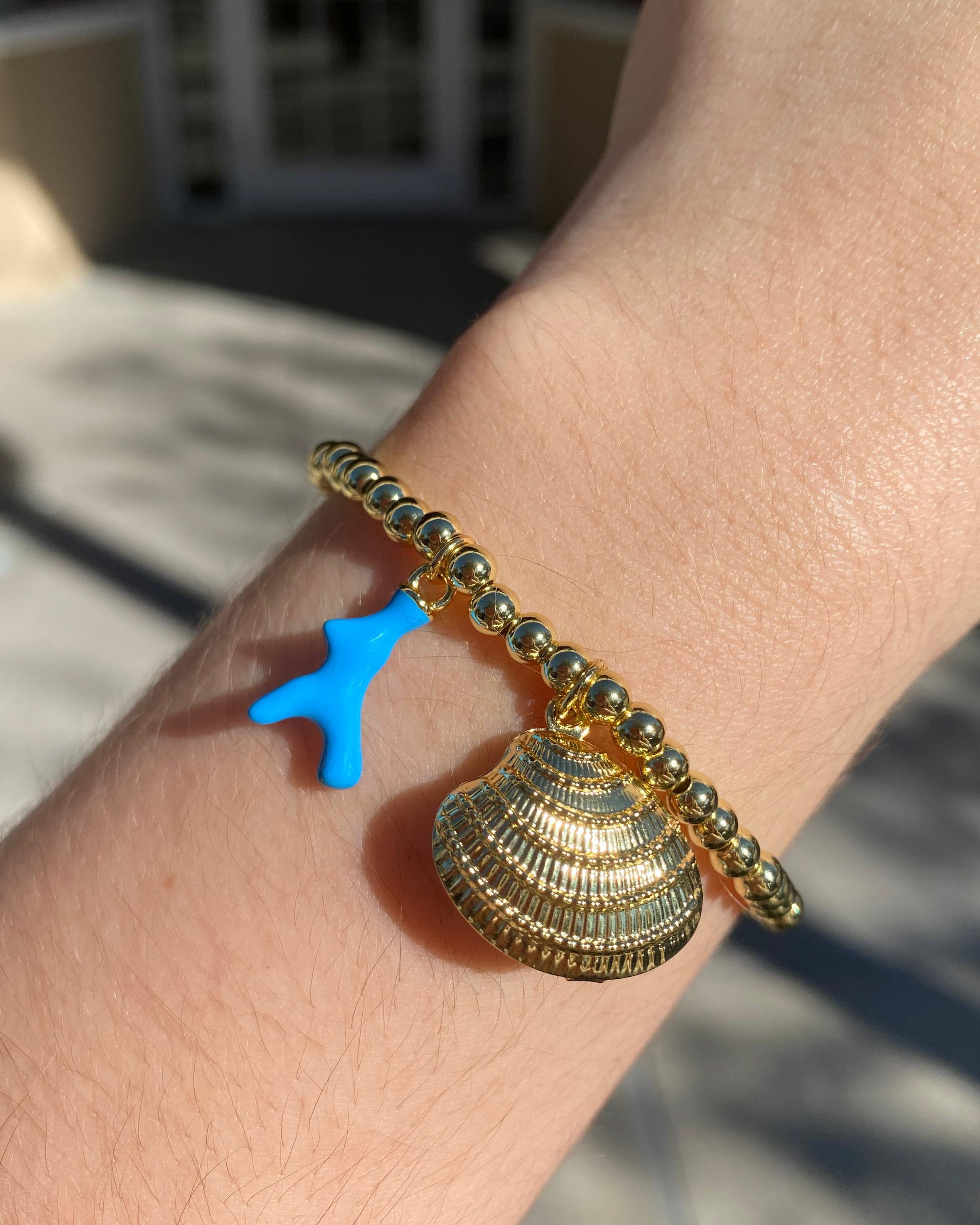 Golden Coral Bracelet