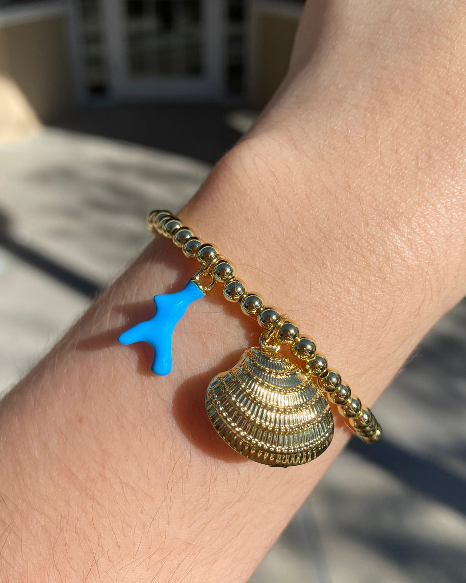 Golden Coral Bracelet