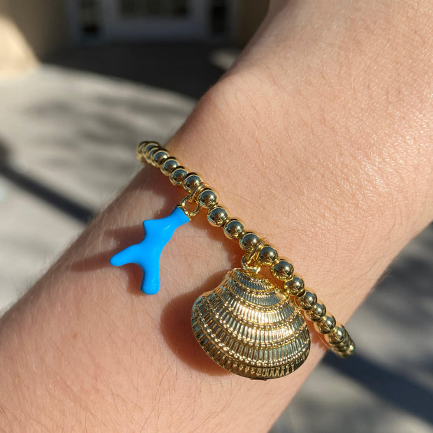 Golden Coral Bracelet