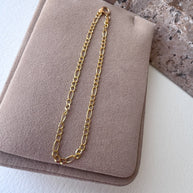 Golden Thin 3 in 1 Style 18k Gold Bracelet