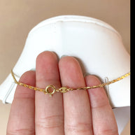 Hamsa Evil Eye Golden  Large Necklace