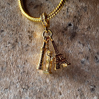 Tower of Pisa + Eiffel Tower + Statue of Liberty Charms Bracelets