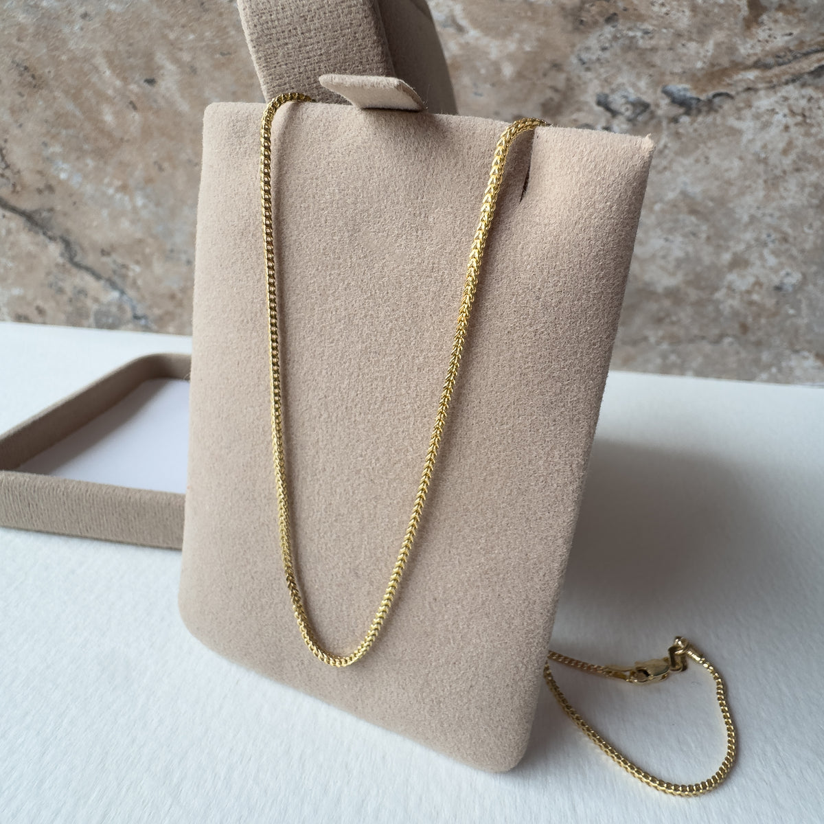 Franco Style 14K Solid Gold Necklace
