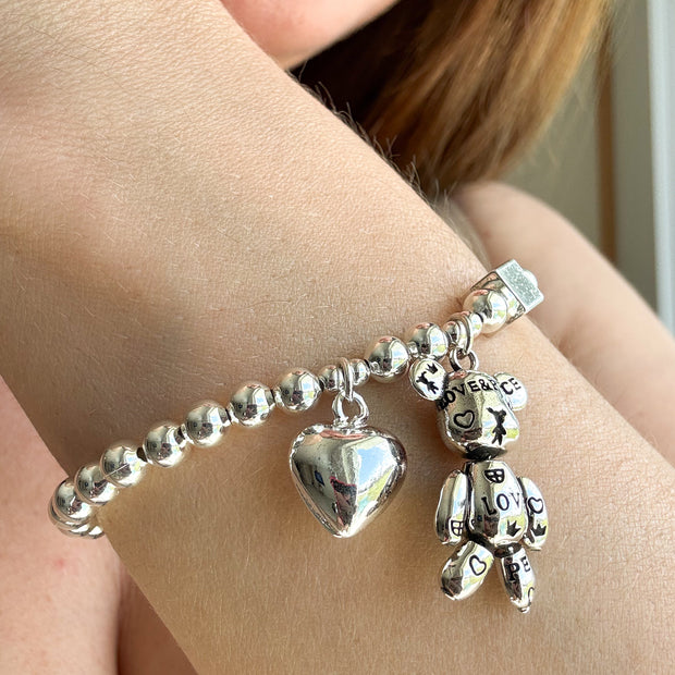 Sterling Silver Bear 🐻 Bracelet