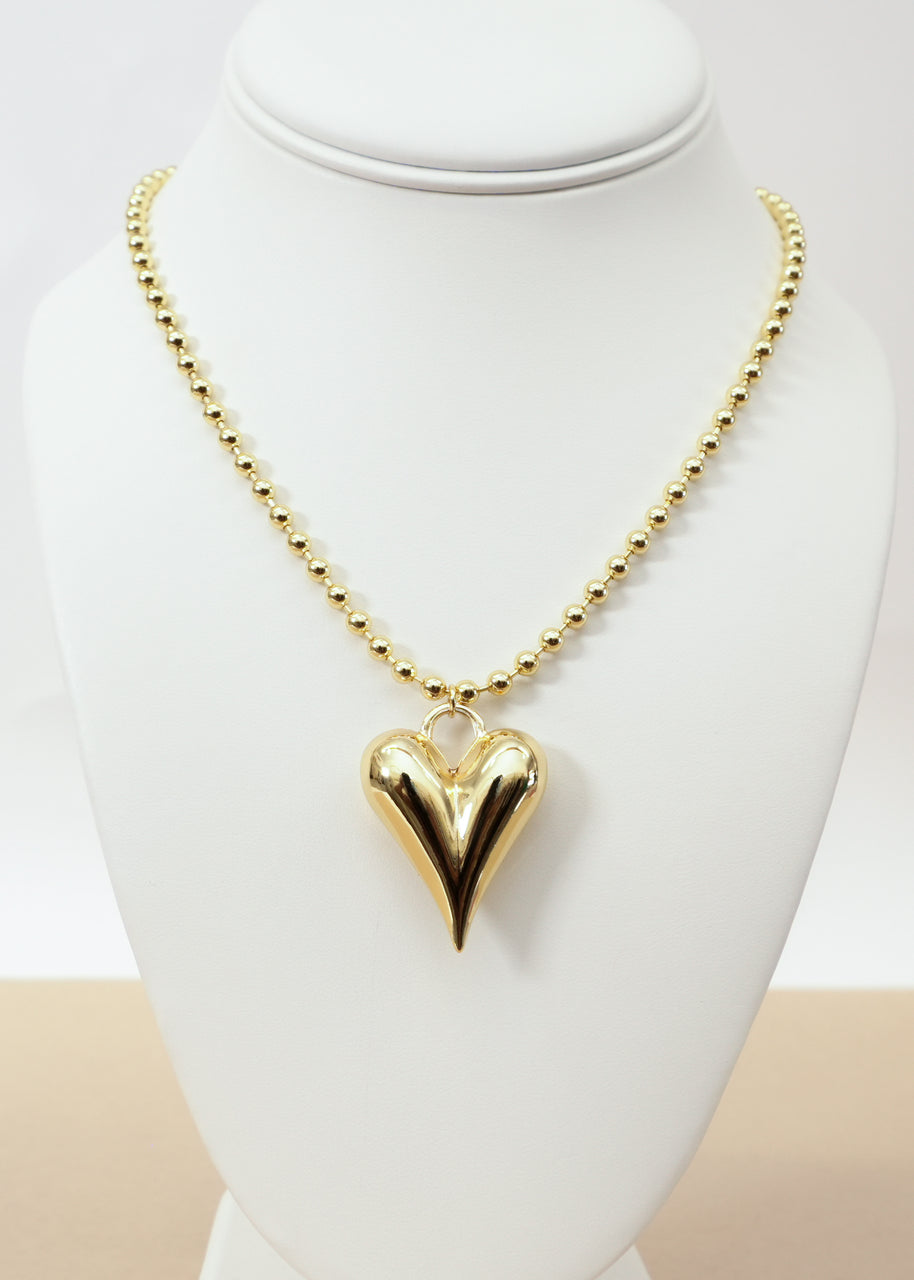 Big Heart Style Necklace