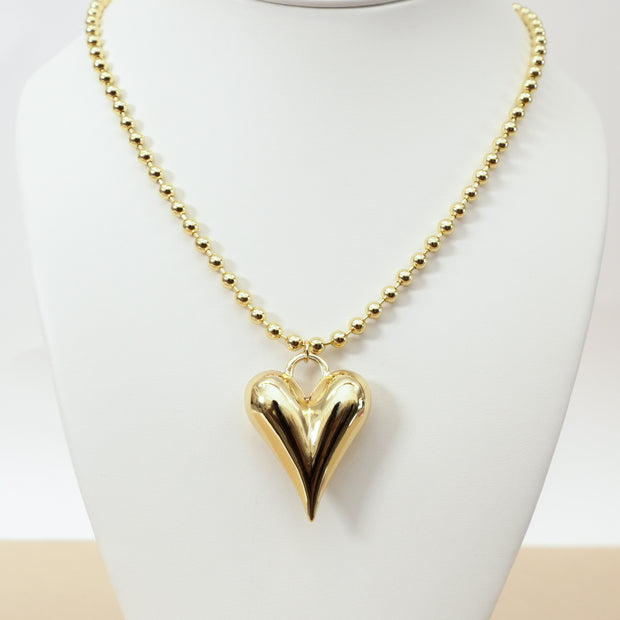 Big Heart Style Necklace