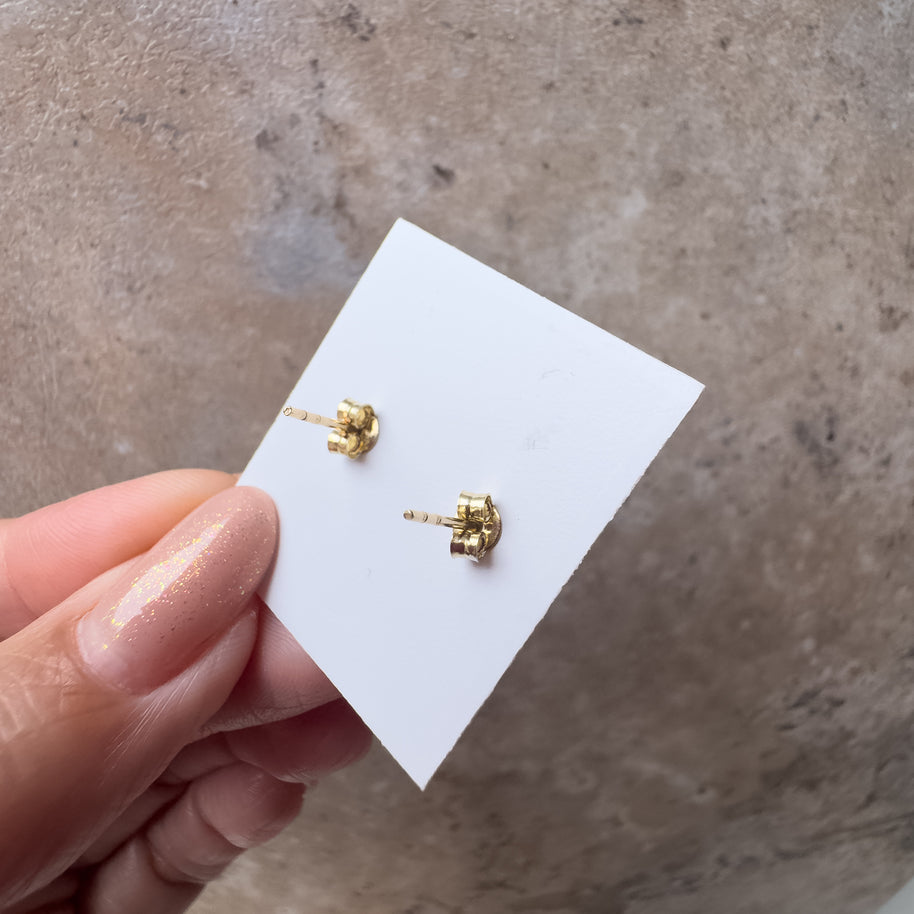 Knot Style 14k Solid Gold Earrings