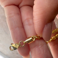 Rope Style 14k Solid Gold Bracelet