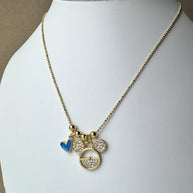 Blue Mickey Necklace