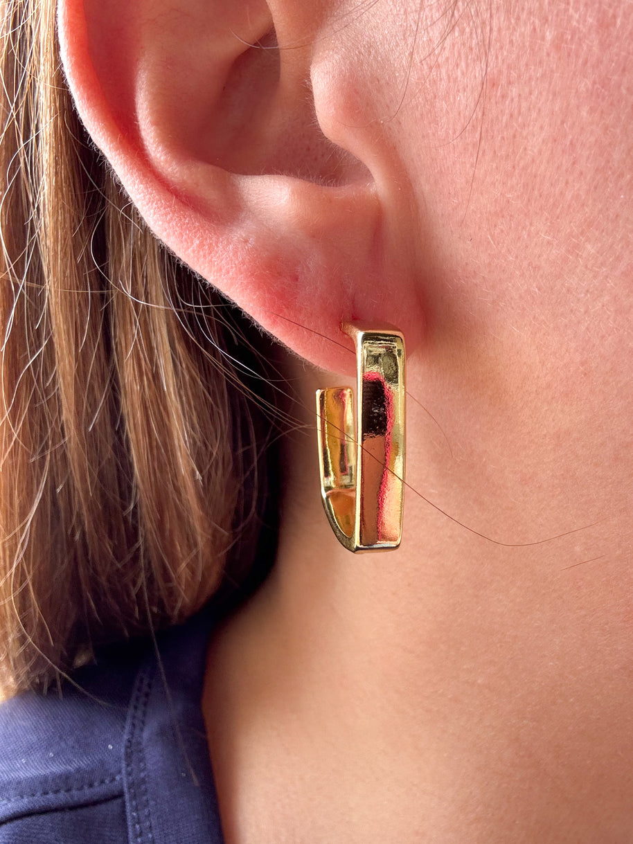 Aretes Cuadrados Grandes